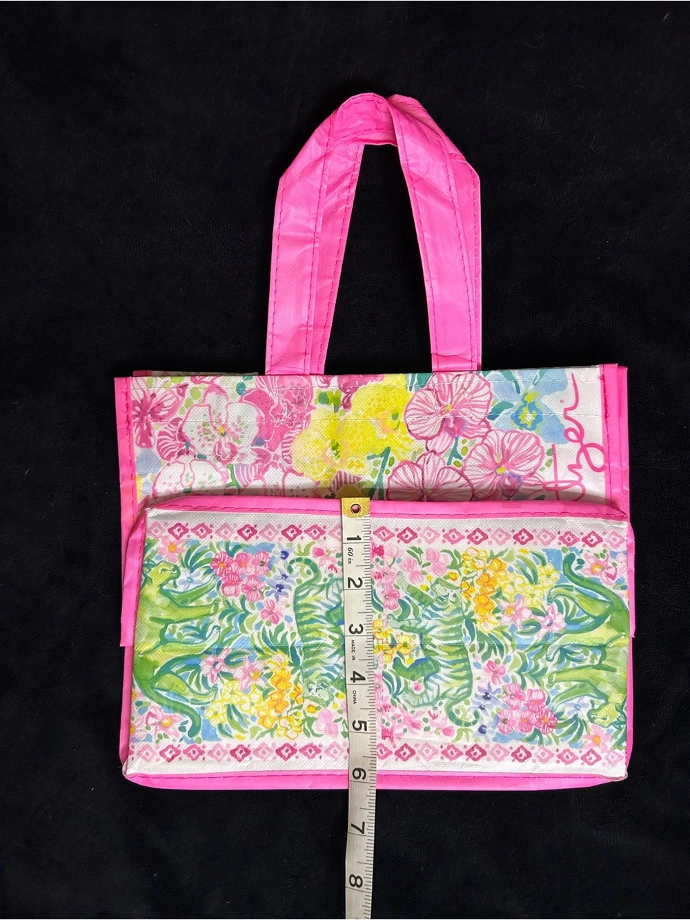 Lilly Pulitzer Pink Multi Floral Tote Pair